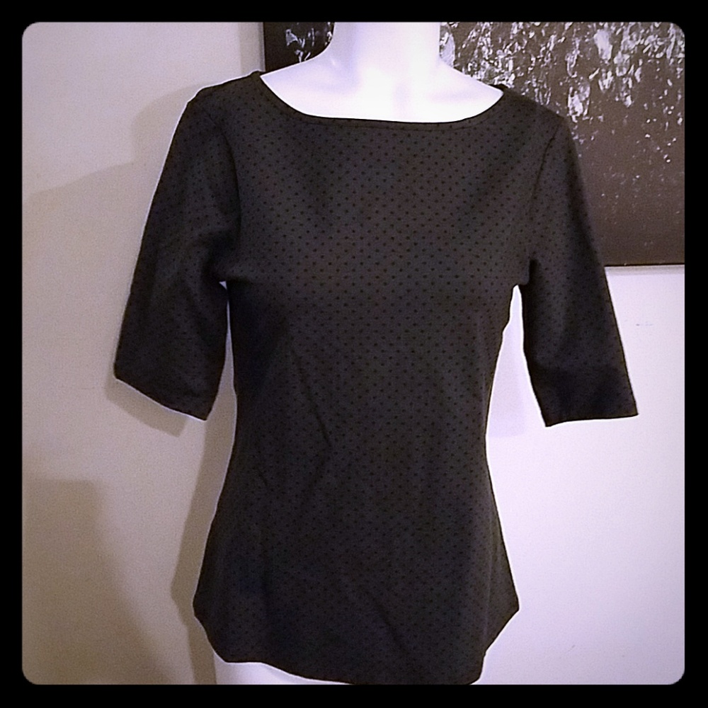 Ann Taylor Small Polka Dot Blouse